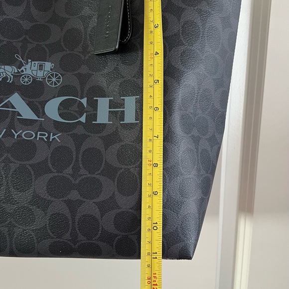 Coach Gray Signature Logo Tote - Picture 5 of 6